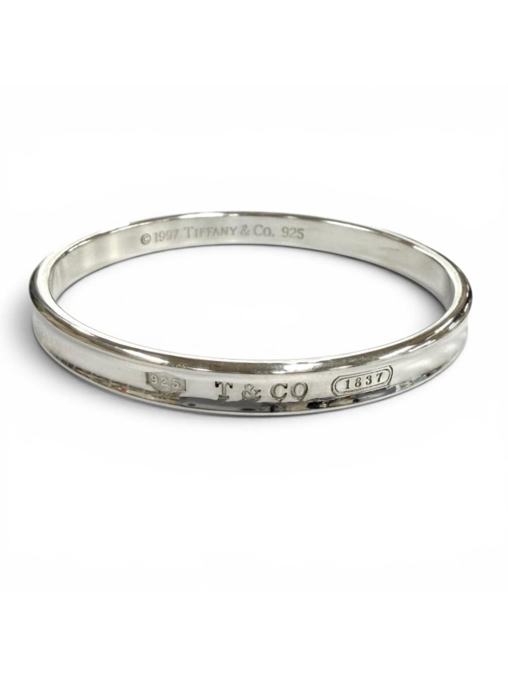 Tiffany & Co 1837 Narrow Bangle 925 Bracelet Silver